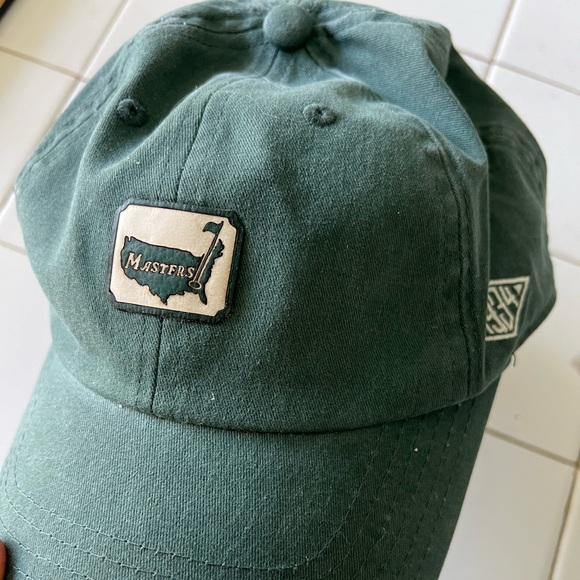 Masters Green Golf Hat Augusta Core Needlepoint 1934 Collection Slouch Cap - Picture 6 of 6